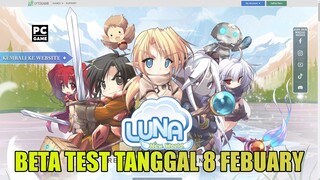 Luna Online New World Sebentar lagi BETA TEST Tanggal 8 Febuary Ini