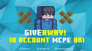 BANH RTH GIVEAWAY 10 MCPE ORI!!🥇🤩