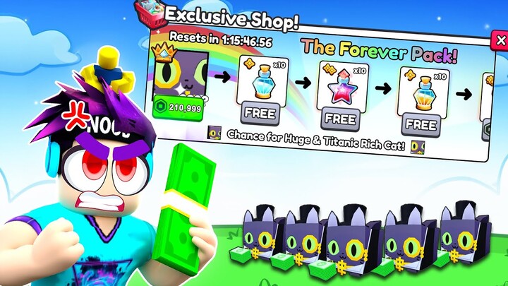 Spending $210,999 On The "FOREVER PACK" To Get a Titanic Rich Cat!?