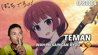 BOLEH JUGA NI CEWEK - Bocchi The Rock Episode 6 REACTION INDO