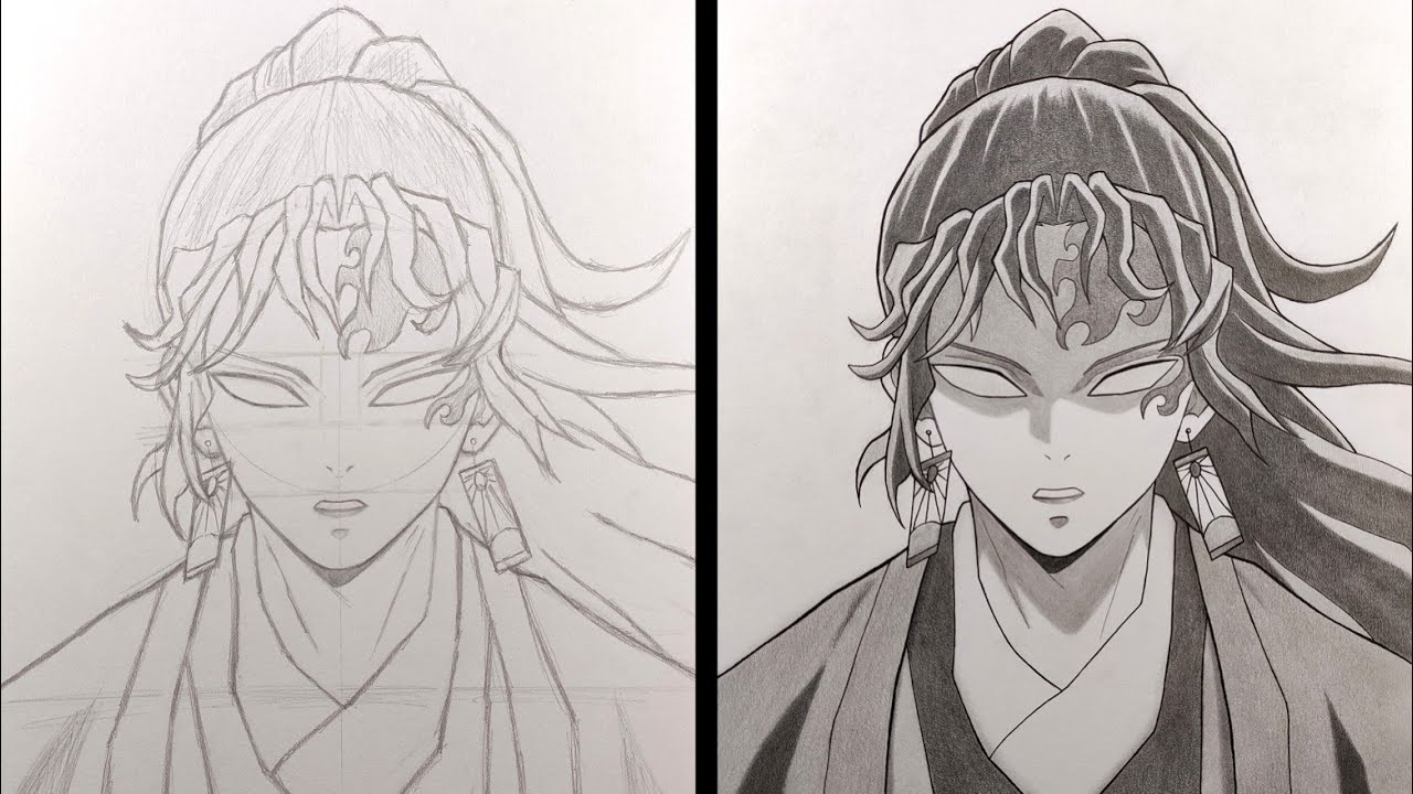 How to Draw Yoriichi Tsugikuni - [Kimetsu no Yaiba] - Bilibili