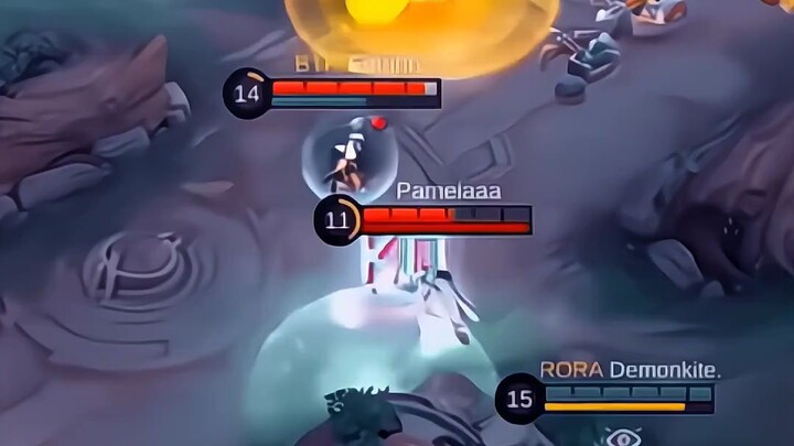 Bro membuat momen tapi kurang damage #MLBB #MobileLegendsBangBang