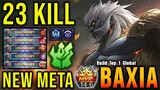 23 Kills!! Baxia Best Build and Emblem (NEW META) - Build Top 1 Global Baxia ~ MLBB