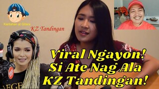 Viral Ngayon si Ate Nag Ala KZ Tandingan! 😎😘😲😁🎤🎧🎼🎹🎸