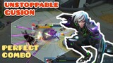 GUSION GAMEPLAY PERFECT COMBO.