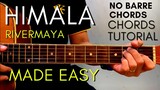 RIVERMAYA - HIMALA Chords (EASY GUITAR TUTORIAL) for Acoustic Cover