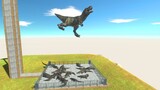 Dinosaurs Jump Into Death Cage - Animal Revolt Battle Simulator