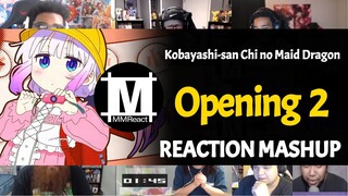 Kobayashi-san Chi no Maid Dragon Opening | Reaction Mashup