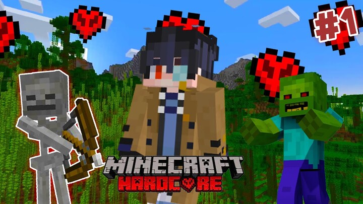 Memulai Pertualangan Dunia Hardcore Pertama kita | Minecraft Hardcore Indonesia (Ep.1)