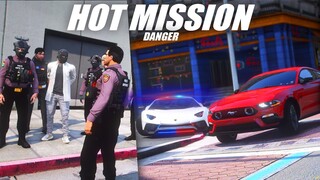 HOT MISSION ! KEI DIKEPUNG POLISI SATU KOTA !!! GTA 5 ROLEPLAY