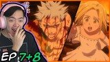 HOW BAN BECAME IMMORTAL!! Seven Deadly Sins Episode 7 and 8 Reaction