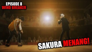 Episode 8 Wind Breaker - Togame Yang Dikalahkan Oleh Sakura Langsung Dihantam Tendangan Choji!