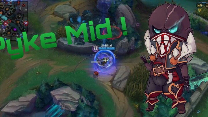 Pyke Mid in Chinese Server
