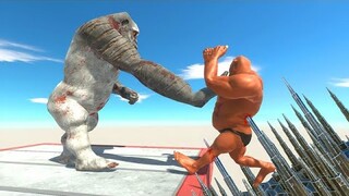 Punch on Giant Piercers - Animal Revolt Battle Simulator