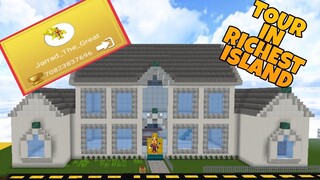 🔴FULL ISLAND TOUR IN RICHEST PLAYER SKYBLOCK! 💕JARRAD -SKYBLOCK BLOCKMAN GO