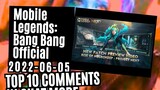 Mobile Legends: Bang Bang Official: Rise of Necrokeep - Project NEXT |... | top comments (first 48h)