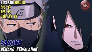 SASUKE Butuh Bantuan KAKASHI | Bocoran/Spoiler Boruto episode 93 94 dan 95