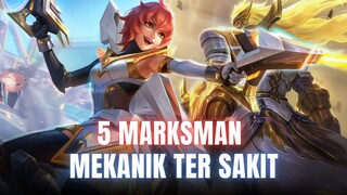 5 MARKSMAN HIGH MEKANIK || RAJA PUSH RANK DI SEASON INI ‼️ Mobile Legends