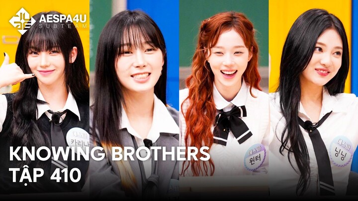 [Vietsub] 231125 aespa | JTBC Knowing Brothers EP.410