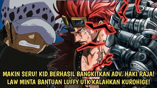 EPIC! KID BERHASIL BANGKITKAN ADV. HAKI RAJA! LAW KE EGGHEAD MEMINTA BANTUAN LUFFY! ONE PIECE