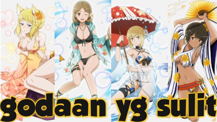 Haruskah Gacha Summer banner yg basru | DanMachi Memoria Freese