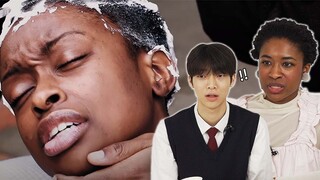 Korean Teen & American React To 'Black Women’s Hair Throughout History'