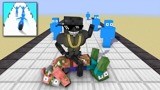 Monster School : BABY MONSTERS HUMAN VEHICLE CHALLENGE ALL EPISODE - Minecraft Animation