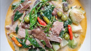 แกงแค ทําอาหารไทยบ้านๆ ผักเยอะๆ How to make Thai Food - Mai's Kitchen