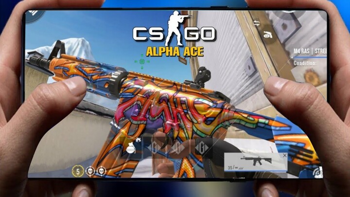 Alpha Ace Beta Just Like CS:GO is Out For Android | Ultra HD | Multiplayer | Gameplay