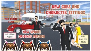 New Update! New Cars and Character edit Settings | Original Version ❤️ Sakura School Sim