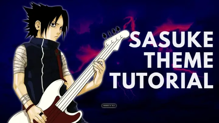 Sasuke Theme Guitar Tutorial - Kokuten