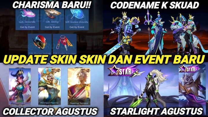 BOCORAN PILIHAN COLLECTOR AGUSTUS & STARLIGHT SEPTEMBER ! BOCORAN SKUAD CODENAME K SKIN TERBARU