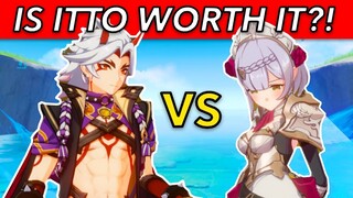 ITTO C2 vs NOELLE C6 - Side By Side DPS SHOWCASE - RaidenMiko Guide🦊