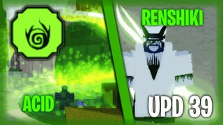 The NEW STRONGEST Bloodline & Element! | RENSHIKI & ACID SHOWCASE | Shindo Life Update 39