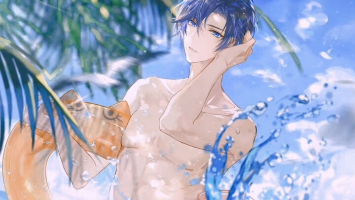 [National Second Summer Illustrated Book] Summer, of course, is sunshine, beach and handsome guys by