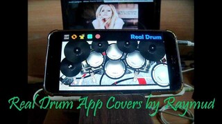 Avril Lavigne - When You're Gone(Real Drum App Covers by Raymund)