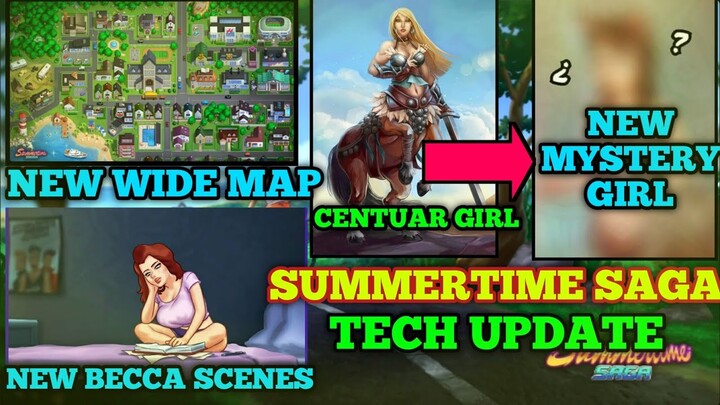 CENTUAR GIRL & NEW WIDESCREEN MAPS| SUMMERTIME SAGA TECH UPDATE | LEAKED PHOTO