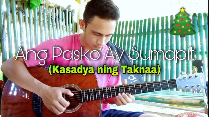 Ang Pasko Ay Sumapit, (Kasadya ning Taknaa) Fingerstyle Guitar Cover - Christmas Song
