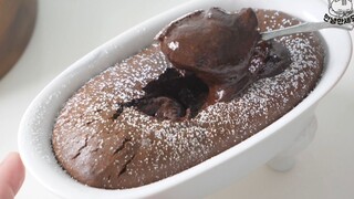 【治愈系】声控 | HANSE 法式熔岩巧克力蛋糕