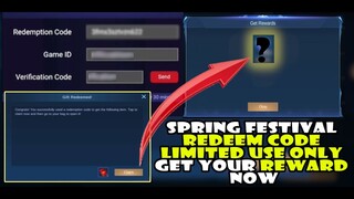 MLBB SPRING FESTIVAL | TO ALL MY SUBSCRIBERS YOU CAN USE THIS | MOBILE LEGENDS BANGBANG