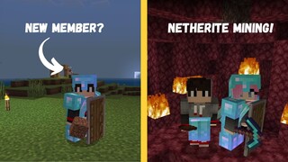 Niyaya ako ni Prinsesa Pabuhat mag Netherite Mining! | Minecraft PE | Shin SMP #5