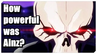 How powerful was Ainz Ooal Gown in his own World? | Overlord explained