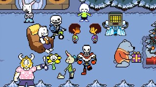 แอนิเมชั่น Undertale: หาก Frisk พาเพื่อนมาเล่นใต้ดิน Undertale เวอร์ชันผู้เล่นสองคนถือเป็นคำเตือน! ซ