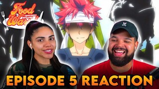 SOMA VS ISSHIKI | Food Wars Episode 5 Reaction