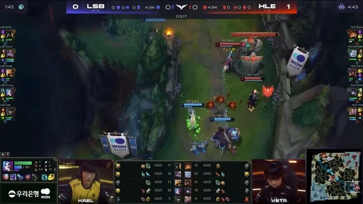 Highlights HLE vs LSB - Ván 2 _ LCK Mùa Hè 2022 _ Tuần 4 Ngày 2