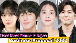 Business Proposal Korea Drama Cast Real Name & Ages || Kim Se Jeong, Ahn Hyo Seop, Seol In Ah