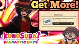 KonoSuba Fantastic Days: How To Get More Skip Tickets! [Skip Ticket Guide!]