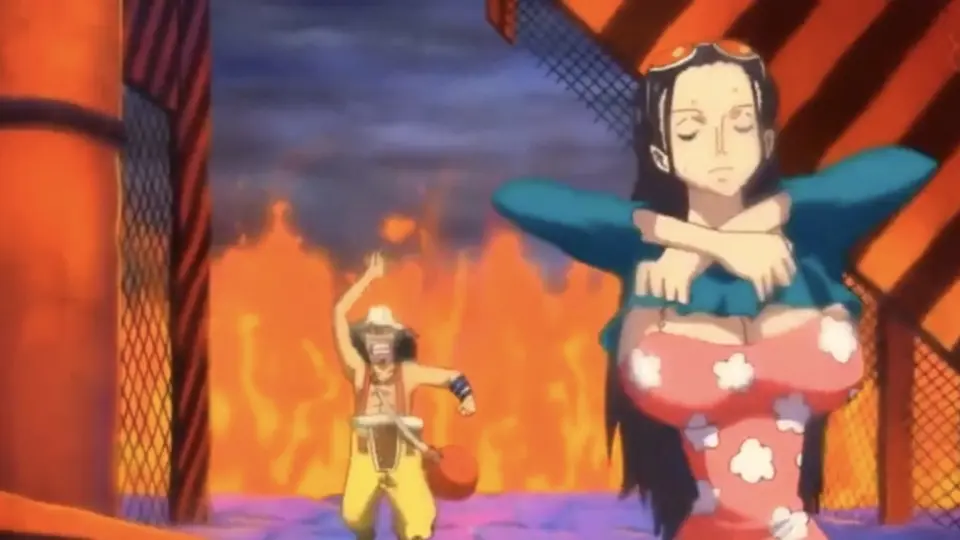Op Highlight Robin Put Off Her Clothes In Front Of Usopp Bilibili