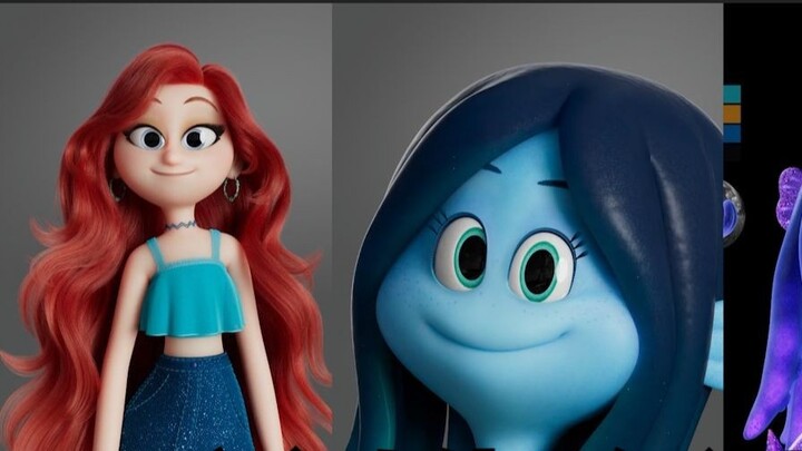 This character design is kind of cute! DreamWorks Animation's "Transformed Jimei" character setting