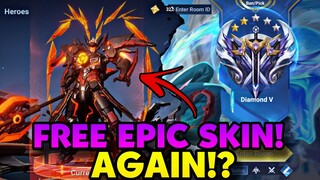 Honor of Kings I GOT ANOTHER EPIC SKIN! Trying it out on PC & I reached Diamond Rank